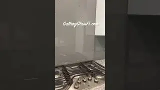 Glass backsplash kitchen