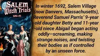 The Salem Witch Trials (1692-93, || Unsolved mysteries || Real stories || haunted places