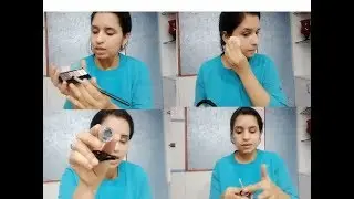 very EASY  one brand makeup tutorial with mjeet kaur !! MODA COSMETICS