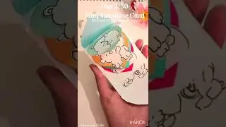 | Mini Valentine Handmade Card 💌 | Easy DIY Day 2/30 #handmadecards #diy #shorts