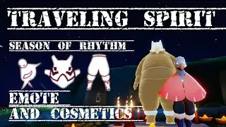 Sky :CotL | Traveling spirit | season of rhythm | spirit location | emote | cosmetics | bird mask🎭