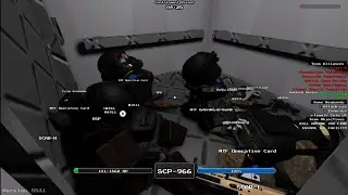 Eliminating a whole squad in scp retroBreach