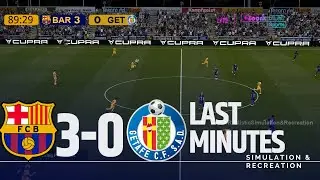 &Uacute;ltimos Minutos: BARCELONA 3-0 GETAFE | LALIGA 2025-26 | Partido simulaci&oacute;n