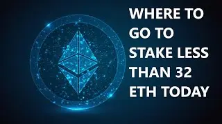 Where can I stake Ethereum???  Four options on how to stake less than 32 ETH.