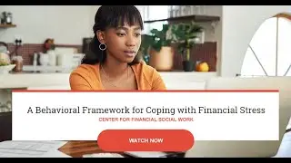 A Behavioral Framework for Coping with Financial Stress