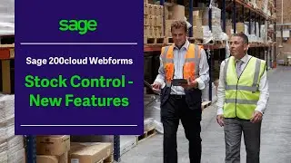 Sage 200 Webforms - Stock Control - New Features