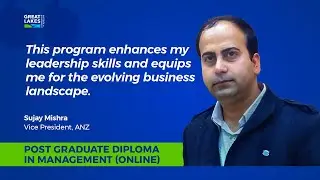 Great Lakes PGDM Program Review by Sujay Kumar Mishra