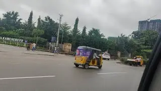 Relaxing 4k Drive on Hyderabad inner Ring road | Scenic Views, Local stores & Weather Tour