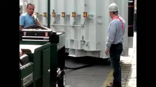 ABB COLOMBIA TRANSFORMER MOVE USING TRAKSPORTER