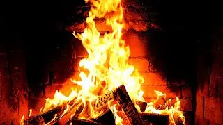 🔥 Fireplace 4K UHD! Fireplace with Crackling Fire Sounds. Fireplace Ambience