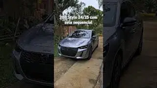 Peugeot 208 Style 2025 com seta sequencial
