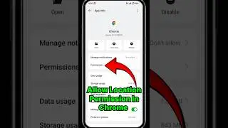 How to Allow Location Permission in Chrome 🔥| Chrome me Location on kaise kare|#shorts #viral #tips