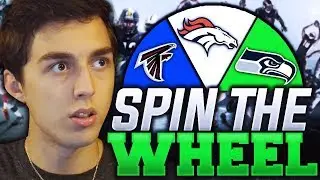 SPIN THE WHEEL OF NFL TEAMS! MADDEN 18 SQUAD BUILDER