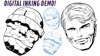 Demo of Digital Inking: Marvel's Floating Heads