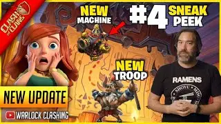 New Update ➨ Th15 New Siege Machine || New Troops & Sneak peak Day #4 Clash of Clans