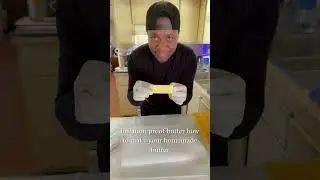 HOW MAKE HOMEMADE BUTTER. #buttermaking #diy #food