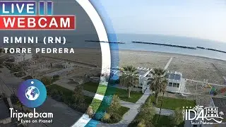 Римини Live Webcam - Пляж Торре-Педрера