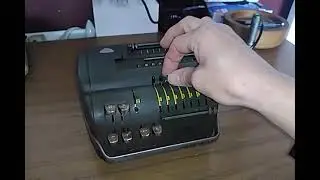 Brunsviga 11e mechanical calculator