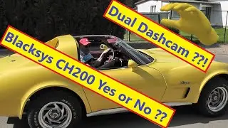 Test of Dual Dash cam Blacksys CH200. Camera for security also in parking mode .