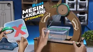 Membuat Mesin Lakban Otomatis dari Kardus | Automatic Tape Dispenser DIY