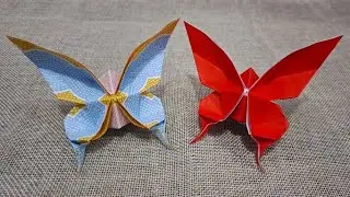 HOW TO MAKE ORIGAMI BUTTERFLY 3D - TUTORIAL