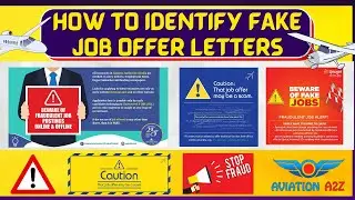 HOW TO IDENTIFY FAKE JOB OFFER LETTERS ?| AVIATIONA2Z &copy; |