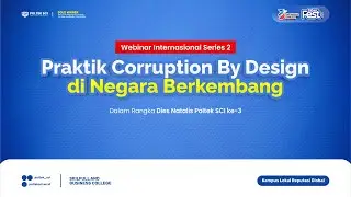 Webinar Internasional : Praktik Corruption By Design di Negara Berkembang
