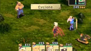 PS1 Gameplay - Breath of Fire IV - Boss #9 - Kahn (Second Fight - Worent)
