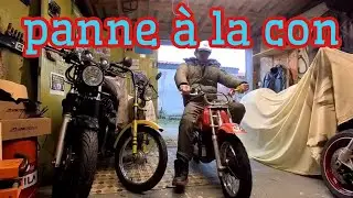 La panne à la con de cette honda  cr70