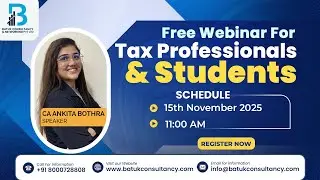 Free Live Webinar for Tax Professionals & Students