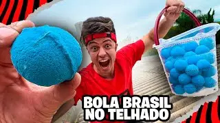 JOGUEI 300 BOLAS BRASIL DO TELHADO!