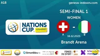 Switzerland / Italy B – Semi-final women / Nations Cup Tchoukball 2023 - DE