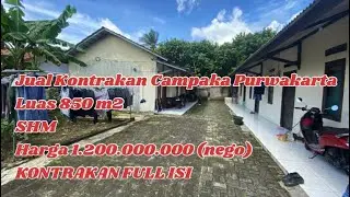 Jual Kontrakan Pinggir Jalan Desa Campaka Purwakarta Lt 850 m2 | SHM 