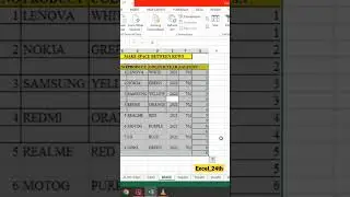 Space between Rows,,,#excel #excelformulas