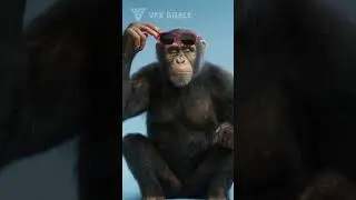 Chimpanzee Animated | VFX Grace #3dmodel #animals #blender #cg