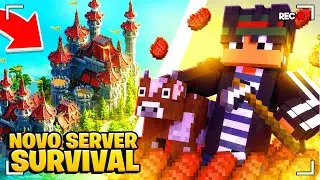 NOVO SERVIDOR DE SURVIVAL com DESAFIOS, MCMMO, TEXTURA e MUITO MAIS para MINECRAFT JAVA e BEDROCK