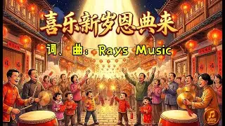 《喜乐新岁恩典来》｜春节敬拜赞美诗（喜庆中国风）｜华语基督教诗歌
