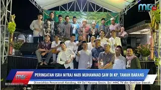 WARGA KP. TAMAN BARANG MERIAHKAN PERINGATAN ISRA MI'RAJ NABI MUHAMMAD SAW