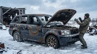 ASMR Car Restoration! Full Restoration Burnt 2010 Range Rover Sport to New