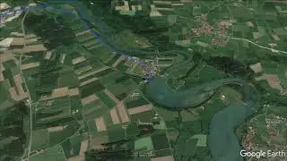 Radtour GPX Animation mit Google Earth Pro von Peiting Denklingen Leeder Epfach Kinsau Hohenfurch