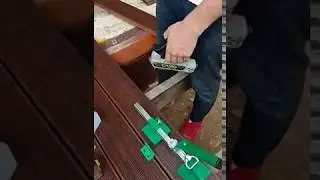 Монтаж террасной доски с помощью инструмента CAMO/