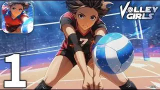 Volley Girls Volleyball Spike Gameplay Walkthrough Part 1 (iOS, Android)