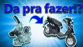 CARBURADOR DE BIZ EM SCOOTER 50CC??? Gambiarra de sexta #03