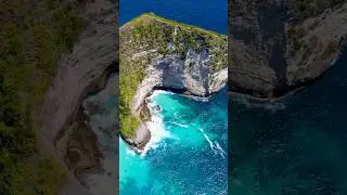 Kelingking Beach, Nusa Penida, Bali #kelingkingbeach #nusapenida #bali #indonesia #drone