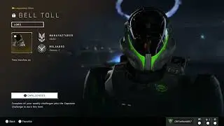 New Ultimate Reward in Halo Infinite! (Bell Toll Visor ⚫️)