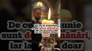 De ce la cununie sunt două lum&acirc;nări, iar la botez doar una? Sensul ad&acirc;nc al luminii