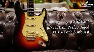 Blue Guitars - g'7 Special / g7-ST/BZF Perfect Aged - 60s 3-Tone Sunburst