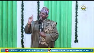 Sheikh Khamis Abbas Mtupa, Sheikh wa Mkoa wa Pwani .. Akizungumza Mkuranga Pwani  Aynul Mudarrisina