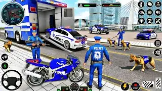 Transporting Police Vehicle Cargo Plane Game|| Police Car transporter Truck Android Gameplay