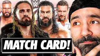 PREDICTING THE WWE BACKLASH 2025 MATCH CARD